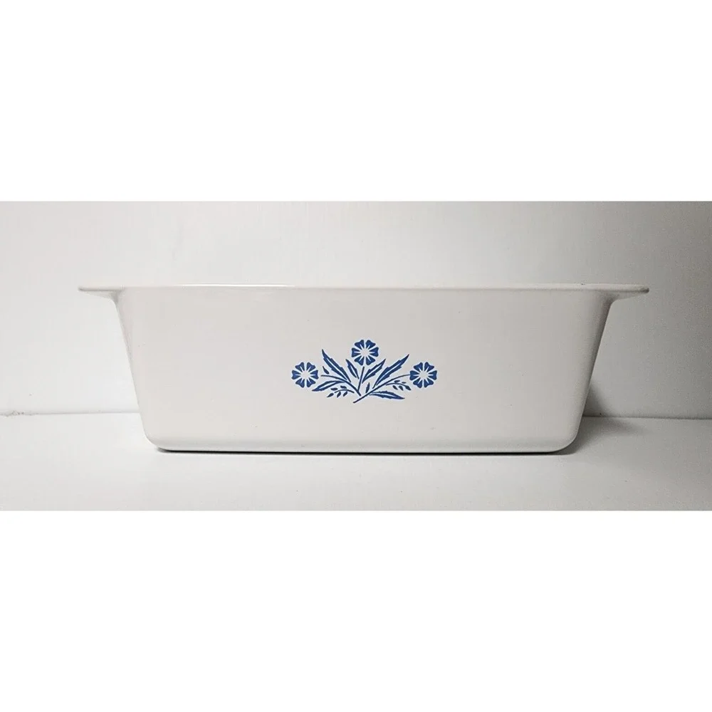 Corning Ware Blue Cornflower P-315-B Loaf Bread Pan  9x5x3